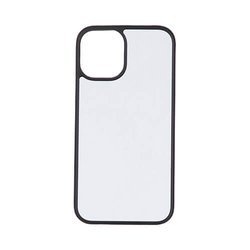 iPhone 12 Mini svart gummisublimeringsfodral
