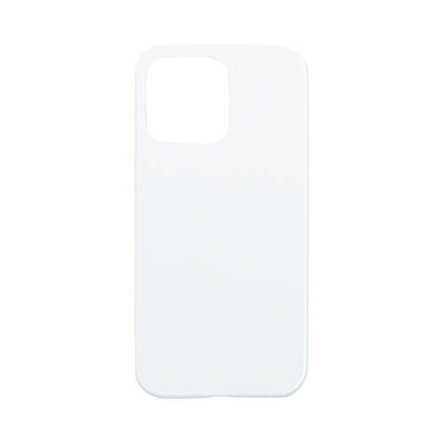 3D glansigt vitt iPhone 14 Plus fodral för sublimering