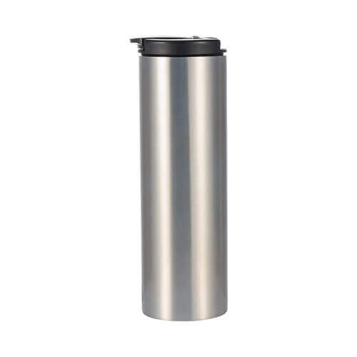 Flaska - 500 ml termisk mugg av rostfritt stål för sublimering - silver
