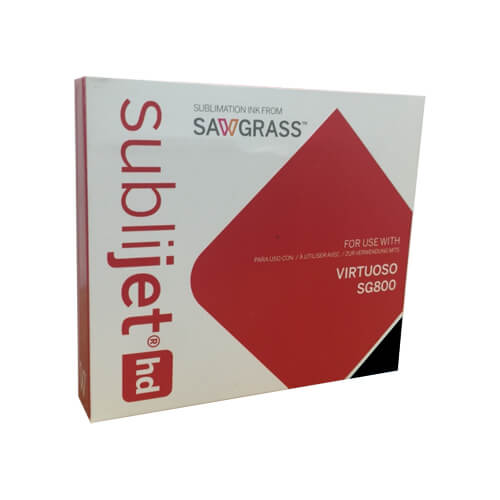 Gelbläck BLACK SAWGRASS SubliJet-HD för Virtuoso SG800 75 ml