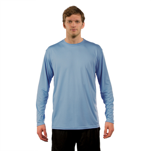 Solar långärmad t-shirt för sublimering - Columbia Blue