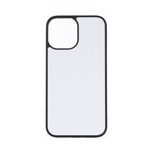 iPhone 12 Pro Max svart gummifodral för sublimering