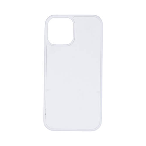 iPhone 12 Pro vitt gummisublimeringsfodral